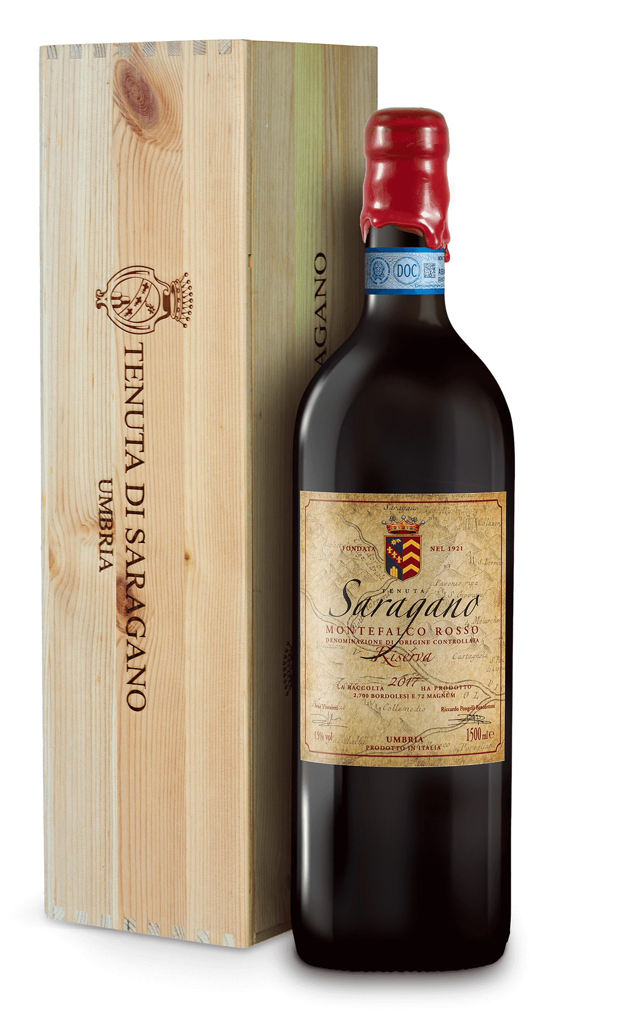 Montefalco Rosso Riserva DOC 2017 Magnum 1,5 lt.